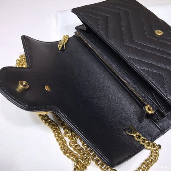Hyper Peter GG MARMONT WALLET GUCCI CHAIN 0715